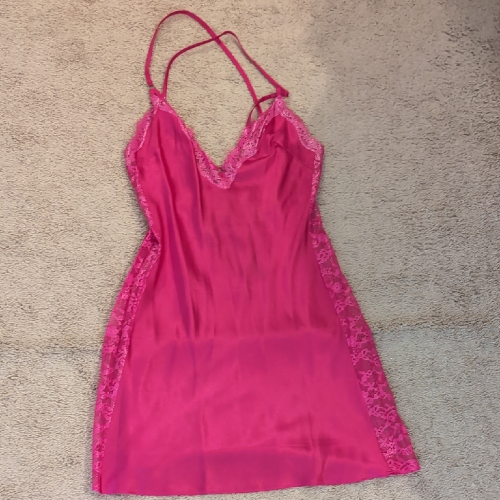 Victoria's Secret Pink Lace Slip Dress
